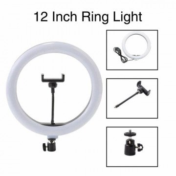 Selfie Ring Light With Tripod Led Lamp and Bluetooth Remote Control