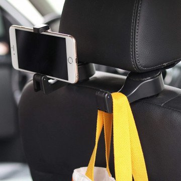 Soporte para teléfono móvil para coche 2 en 1 universal para asiento trasero de vehículo
