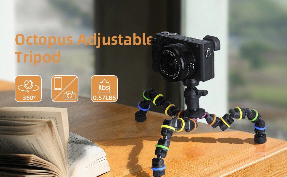Tripod for Phone with Mobile phone Holder