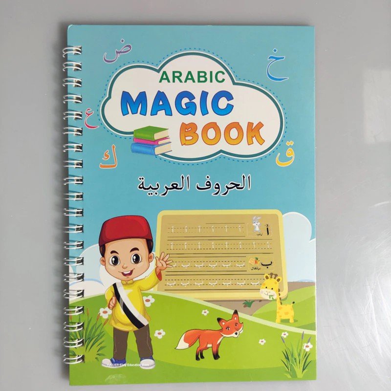 Calligraphy book for children - 4 Pieces Reusable