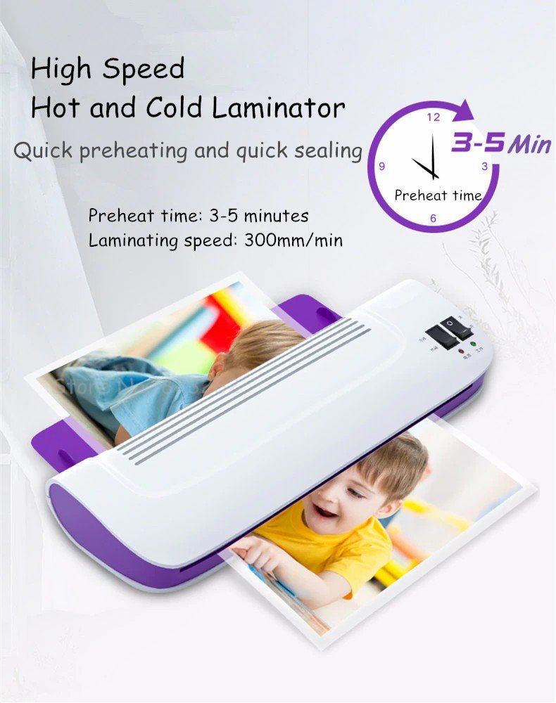 A4 Photo Laminator Professional for Home Office
