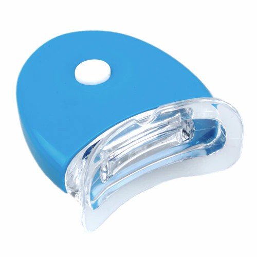 Teeth Whitener LED Light Whitening Tool Blue Battery Powered Painless No Sensitivity Portable Teeth Plague Stains Whitening