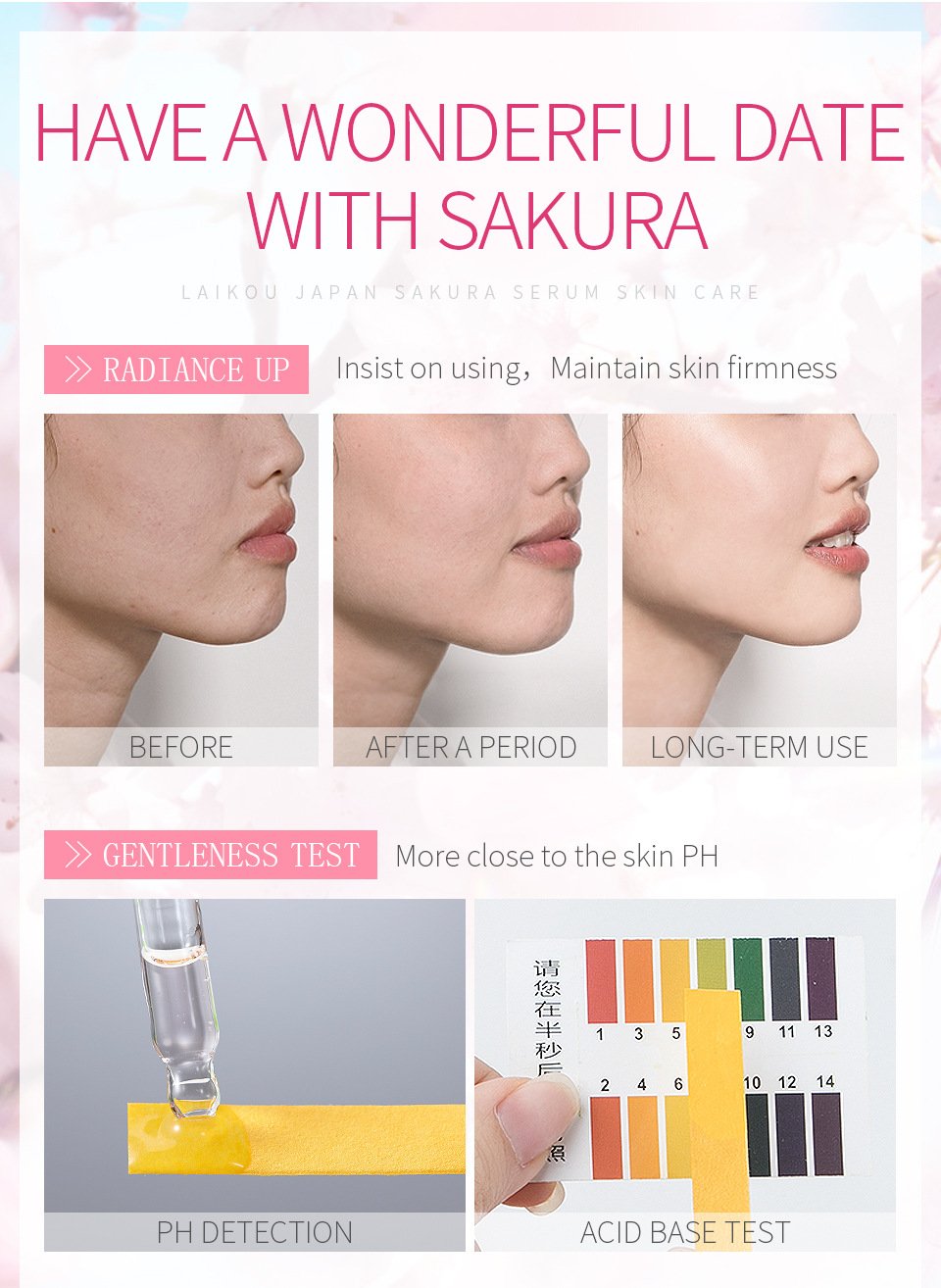 Sakura Serum, Skin Whitening Serum 17ML